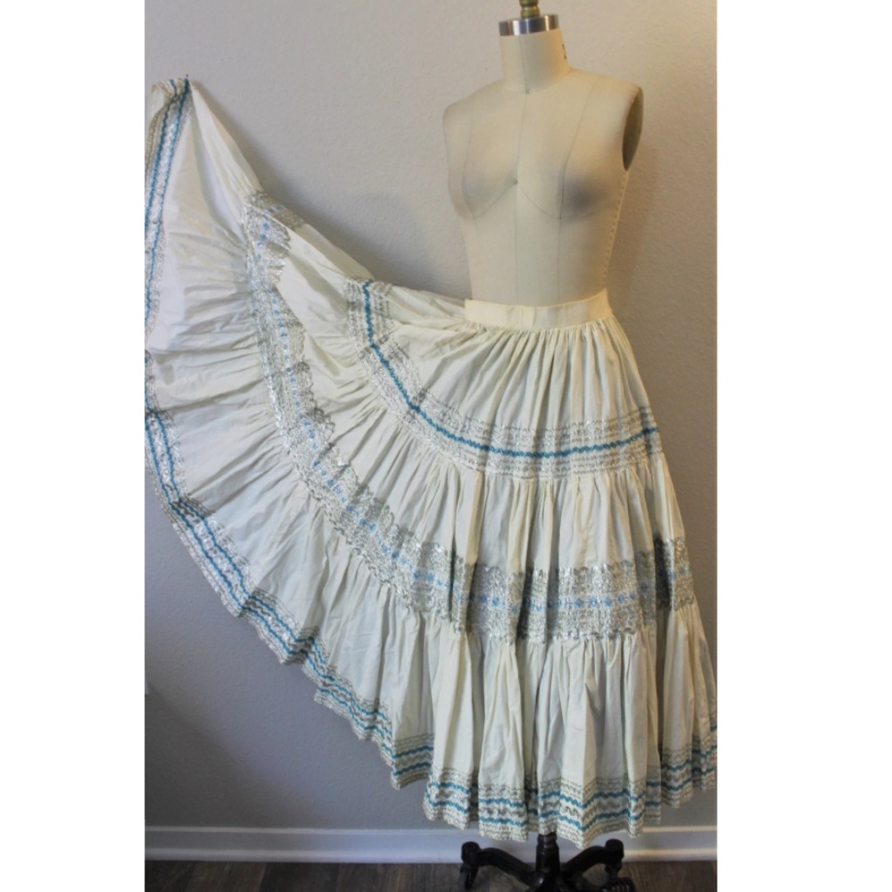 RARE Vintage Southwestern Patio Circle Skirt, XS (offers welcome)